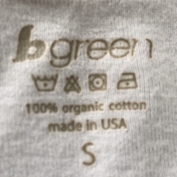 Women's blue organic cotton long sleeve t-shirt - Picture 4 of 4